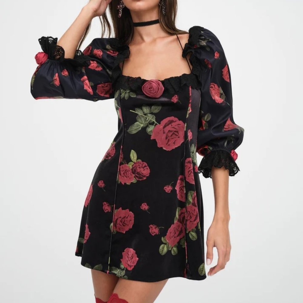 For Love and Lemons Yara Mini Dress